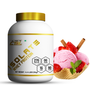 Isolate Whey Protein 2kg (4.4LBS) (Strawberry Flavor)